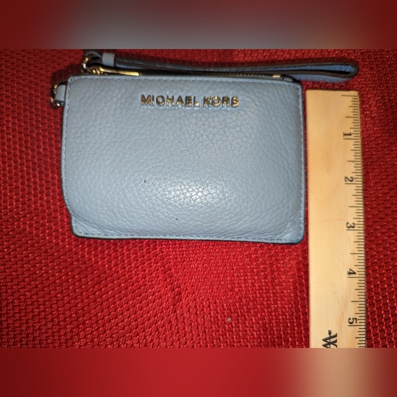 Michael Kors light blue wristlet - Picture 3 of 11
